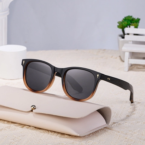 Square Polarized Sunglasses Vintage Frame UV400 Protection Outdoor Driving Fishing Eyewear PC Frame TAC Lens Men Women