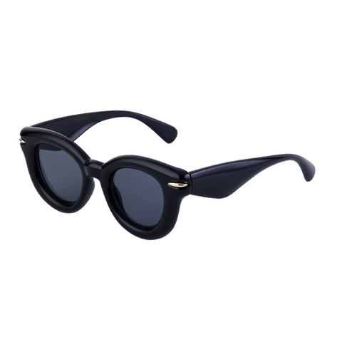 Dames Cat Eye Zonnebril Dik Frame PC UV400 Bescherming Retro Klein Frame Zonnebril Voor Outdoor Reizen Dagelijkse Mode