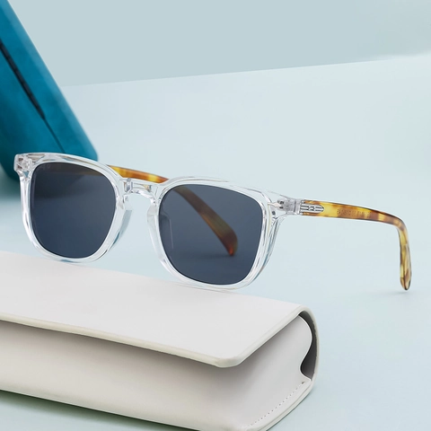 Retro Square Frame Sunglasses PC Material UV400 Protection For Outdoor Driving Fashion Classic High Definition Unisex