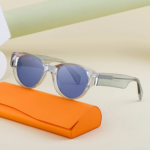 Occhiali Da Sole Retro Cat Eye Protezione UV Montatura In Plastica Trasparente Metallo Moda Tendenza Outdoor Unisex Accessori