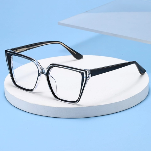 Montatura Occhiali Occhio Di Gatto Anti-Luce Blu Materiale PC Compatibile Miopia Moda Vintage Per Donna