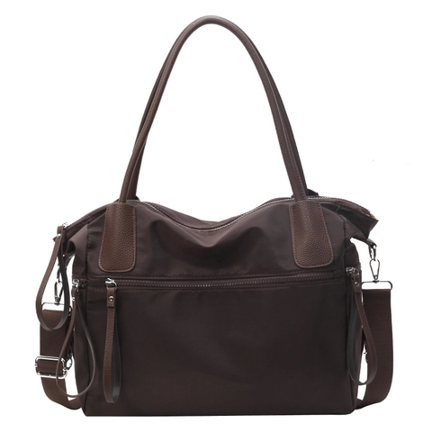 Borsa Tote Da Donna Capiente In Nylon Impermeabile Tasche Multiple Borsa A Spalla Tracolla Casual Per Lavoro Viaggi