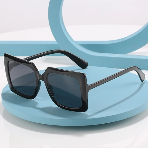 Gafas De Sol Cuadradas Grandes Para Mujer Moda Tendencia Protección UV400 Montura PC Retro Tonos Para Viajes Al Aire Libre