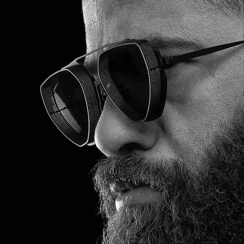 Steampunk Sunglasses Retro Industrial Hollowed Mesh Side Shields Metal Frame UV400 Irregular Fashion Unisex