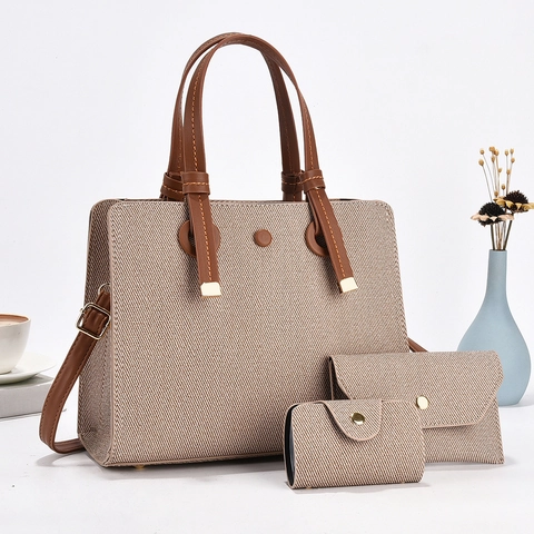 Bolso De Mano Mujer Cuero PU Tejido Color Caramelo Tote Sobre Clutch Portatarjetas Versátil Plisado Simple Diario Hombro