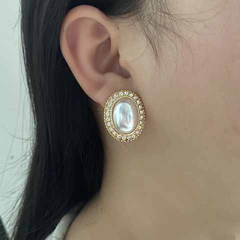 Pendientes De Botón Zircón Lujo Con Poste De Plata Ley 925 Cobre Diseños Flores Corazón Concha Joyería Para Mujer