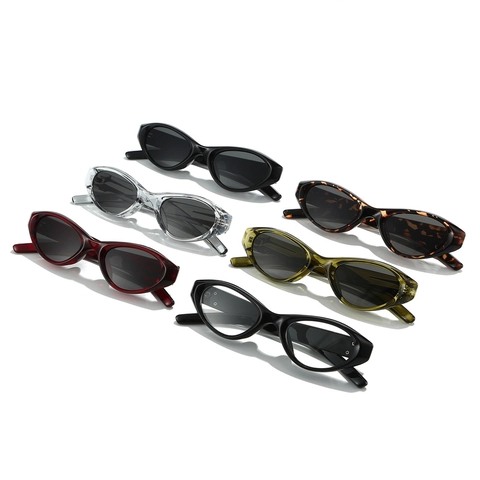 Occhiali Da Sole Retro Cat Eye Protezione UV400 Montatura PC Con Decorazione Stella Metallo Moda Y2K Per Donna Uomo