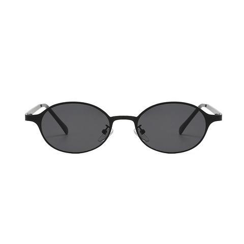 Occhiali Da Sole Ovali Retrò Montatura In Metallo Protezione UV400 Occhiali Di Moda Vintage Per Donne Uomini Tendenza