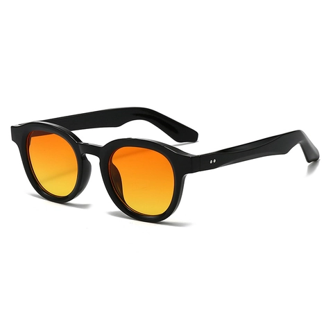 2025 New Retro Round Sunglasses For Men Women Fashion Classic Rivet Oval Sun Glasses UV400 Protection PC Frame AC Lens Outdoor Travel Eyewear