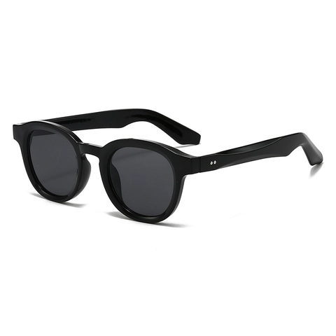 2025 New Retro Round Sunglasses For Men Women Fashion Classic Rivet Oval Sun Glasses UV400 Protection PC Frame AC Lens Outdoor Travel Eyewear