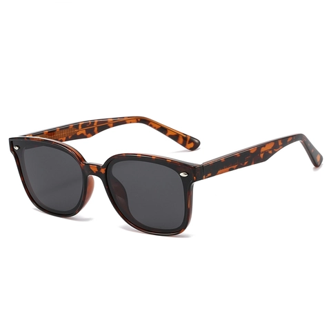 Square Polarized Sunglasses Retro PC Frame TAC Lens UV400 Classic Rivet Men Women Unisex Fashion Eyewear