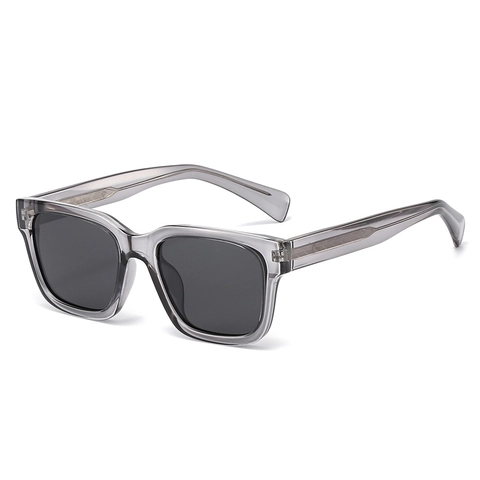Square Polarized Sunglasses Men Women UV400 Protection PC Metal Frame Retro Fashion Driving Outdoor Eyewear