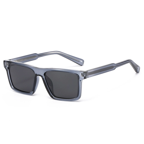 Square Polarized Sunglasses Oversized Acetate Frame UV400 Protection Spring Hinge Fashion For Men And Women