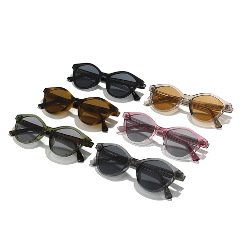 Fashion Cat Eye Sunglasses Polarized TR90 Metal Frame UV400 Protection Retro Luxury Eyewear For Driving Travel Party Unisex