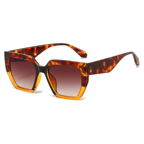 Gafas De Sol Cuadradas Grandes Retro Montura Gruesa Protección UV400 Lentes Degradadas Ligeras Gafas Unisex