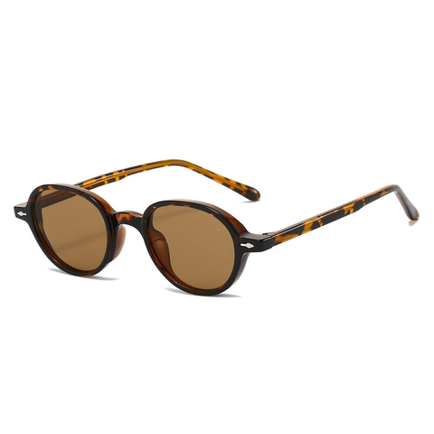 Vintage Retro Oval Sonnenbrille Für Herren Damen TR90 Kleiner Rahmen Mode UV400 Schutz Street Style Brille