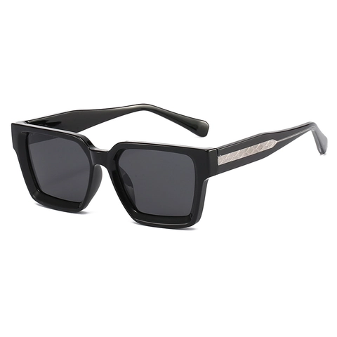 Fashion Square Sunglasses UV400 Protection Vintage PC Frame Sun Glasses For Men Women Trendy Travel Eyewear