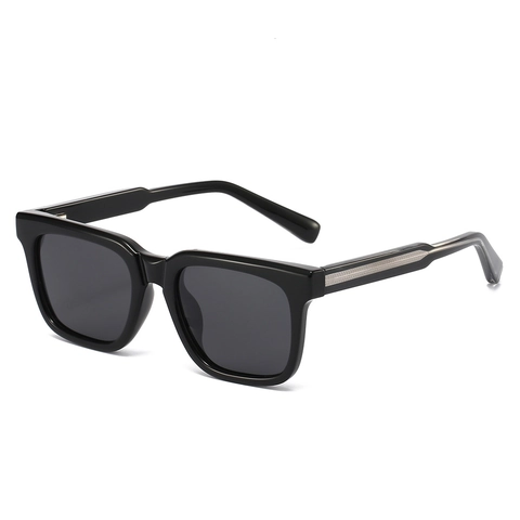 Oversized Square Sunglasses UV400 Protection PC Metal Frame Fashion Outdoor Driving Eyewear For Men Women