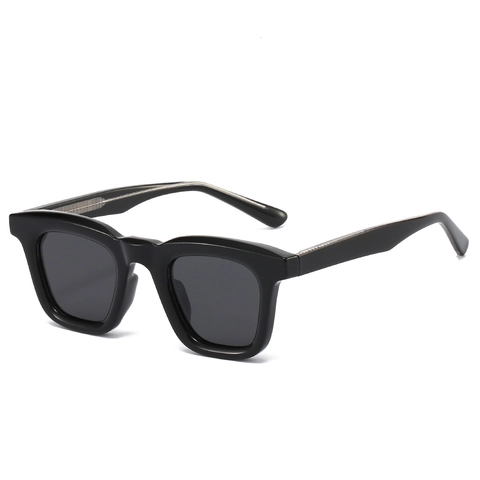 Polarized Sunglasses Square Large Frame Retro UV400 Protection PC Frame TAC Lens Durable Metal Hinge For Men Women