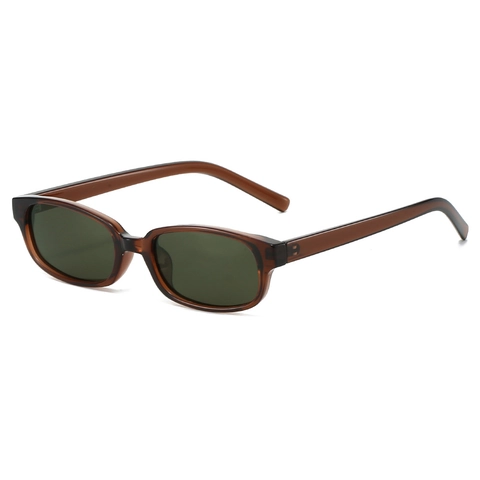 Gafas De Sol Polarizadas Rectangulares Retro Para Hombres Mujeres Protección UV400 Lentes TAC Montura PC Moda Y2K