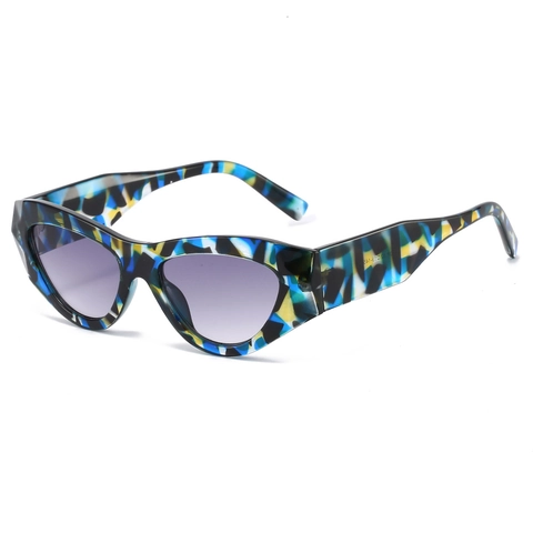 Gafas De Sol De Ojo De Gato Para Mujer Vintage Montura Gruesa Protección UV400 Estilo Hip Hop Punk Material PC