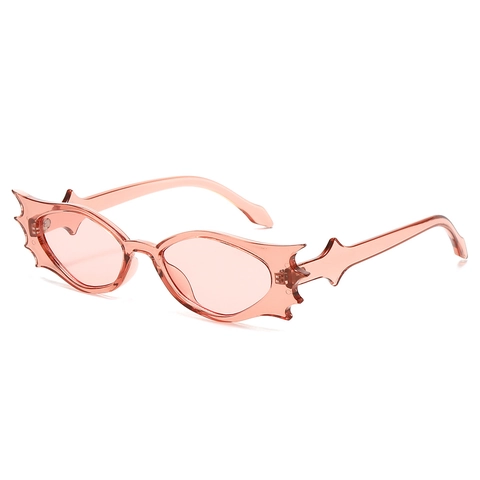 Bat Wing Shape Sunglasses Gothic Punk Novelty Eyewear UV400 PC Frame Trendy Party Hip Hop Eyeglasses For Men Women