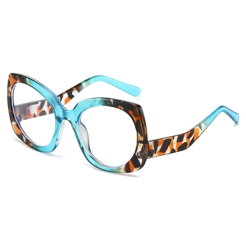 Montura Per Occhiali Da Vista Cat Eye Oversize Retro Anti Luce Blu Occhiali Da Computer Moda PC Donna Uomo