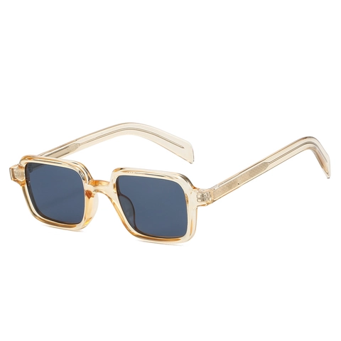 Gafas De Sol Polarizadas Cuadradas Montura Moda Retro Protección UV400 Gafas Streetwear Para Hombres Mujeres Lentes TAC