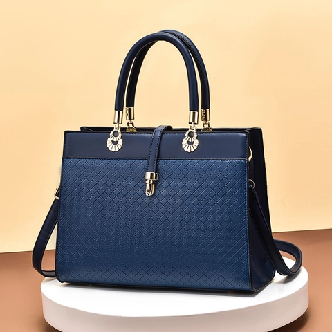Damen Handtasche PU Leder Diamant Gesteppt Große Kapazität Tote Umhängetasche Verstellbarer Riemen Büro Alltag Mode