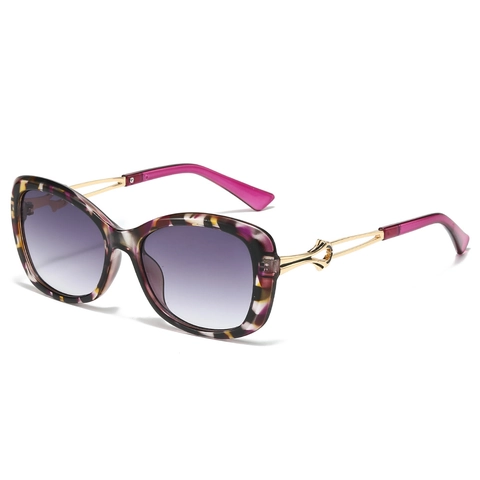Mode Großer Rahmen Sonnenbrille Damen Herren PC Legierung UV400 Farbverlauf Vintage Street Style Trendige Brille