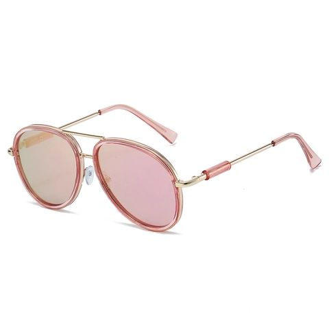 Occhiali Da Sole Aviator Polarizzati UV400 Doppio Ponte Montatura Grande Metallo Plastica Moda Tendenza Per Donna Uomo