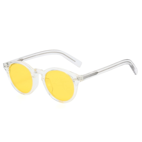 Gafas De Sol Polarizadas Redondas Retro Mujeres Hombres Protección UV Lentes TAC Montura Ligera Moda Exterior