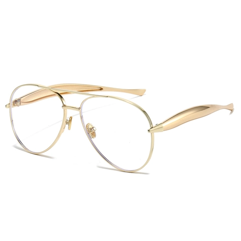 Aviator Zonnebril Metalen Frame UV400 Bescherming Vintage Piloot Mode Voor Dames Heren