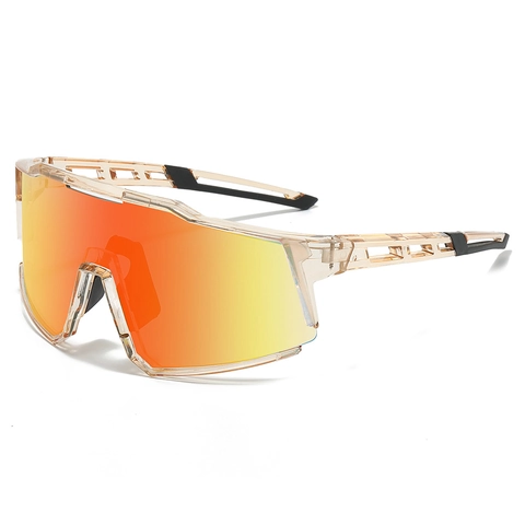 Gafas De Sol Deportivas Protección UV400 Montura De PC De Una Pieza Gafas Cortavientos Para Ciclismo Correr Actividades Al Aire Libre Unisex