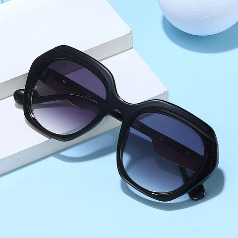 Gafas De Sol Cuadradas De Gran Tamaño Retro Trendy Marco Polígono Protección UV400 Lente PC Moda Para Mujeres Hombres Unisex
