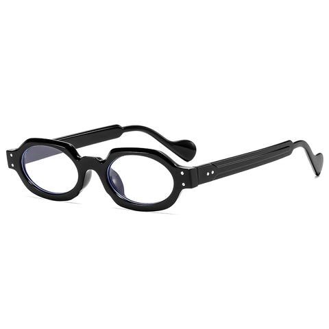Occhiali Da Vista Retro Montatura Ovale Anti Luce Blu Bloccante Geometrico Irregolare Montatura In Acetato Per Donna