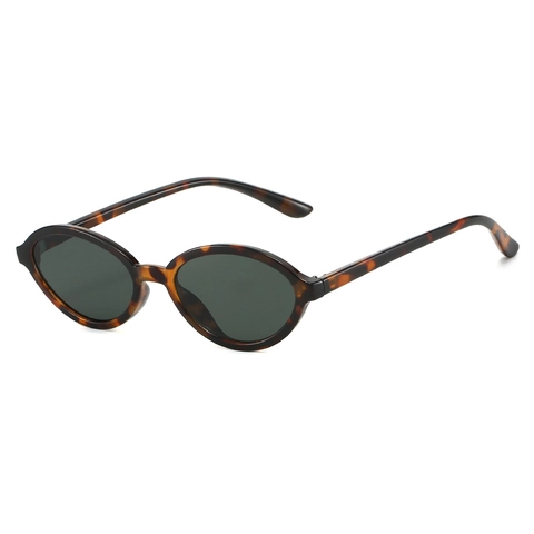 Retro Oval Sunglasses PC Material UV400 Protection Fashion Versatile Eyewear For Men Women Lightweight