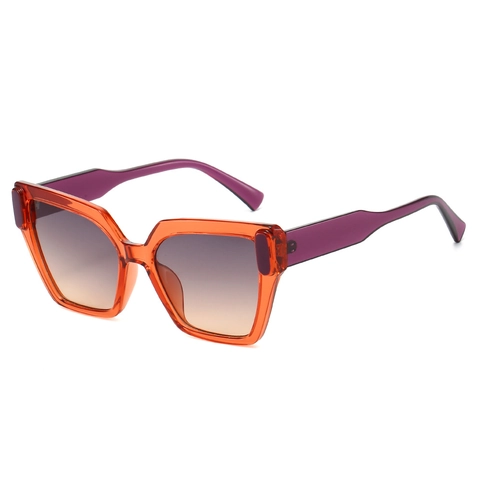 Occhiali Da Sole Quadrati Donne Uomini UV400 Montatura PC Lenti AC Trasparenti Jelly Trendy Y2K Streetwear