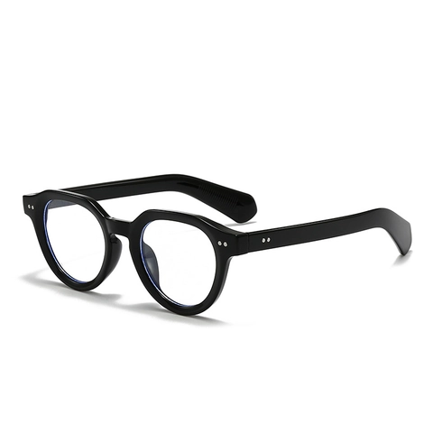 Occhiali Anti Luce Blu Tondi Retrò Montatura In PC Protezione UV Moda Ufficio Occhiali Di Tendenza Per Uomini Donne