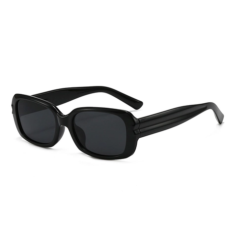 Lunettes De Soleil Rectangulaires Vintage Monture PC Verre AC Protection UV Mode Petites Lunettes Pour Femmes Trendy