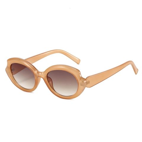 Futuristische Ovale Sonnenbrille Polarisiert PC Rahmen AC Gläser Dick UV400 Mode Reise Brille Für Damen Herren