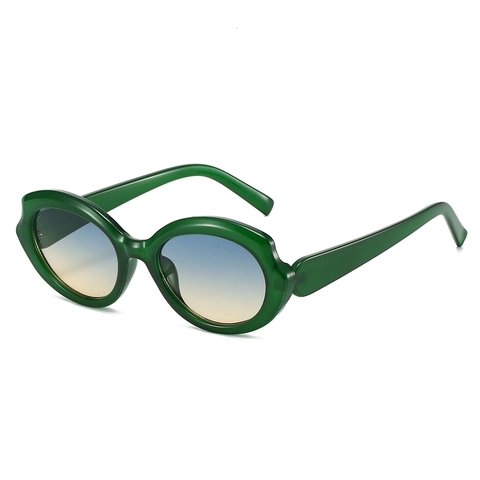 Futuristische Ovale Sonnenbrille Polarisiert PC Rahmen AC Gläser Dick UV400 Mode Reise Brille Für Damen Herren