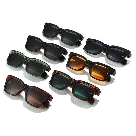 Retro Square Polarized Sunglasses UV400 Protection Polycarbonate Frame Fashion Outdoor Driving Eyewear Unisex