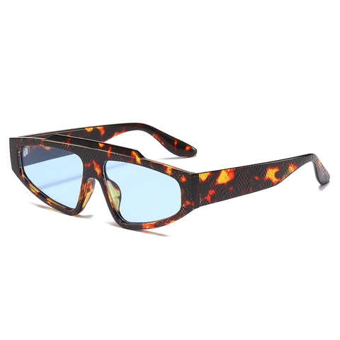 Gafas De Sol De Montura Grande Irregular Protección UV400 Material PC Moda Rétro Y2K Para Hombres Mujeres