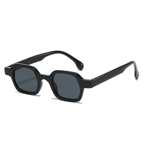 Retro Quadratische Sonnenbrille PC Rahmen UV400 Verlaufsgläser Mode Geometrischer Designer Stil Brillen Für Herren Und Damen