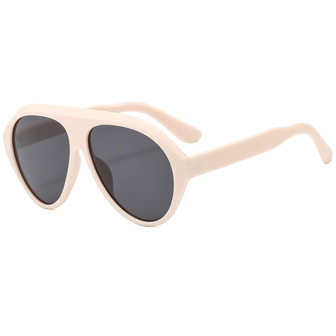 Übergroße Aviator Sonnenbrille Für Damen Herren PC Rahmen AC Linse UV400 Schutz Mode Retro Großer Rahmen Brille Für Reisen Strand