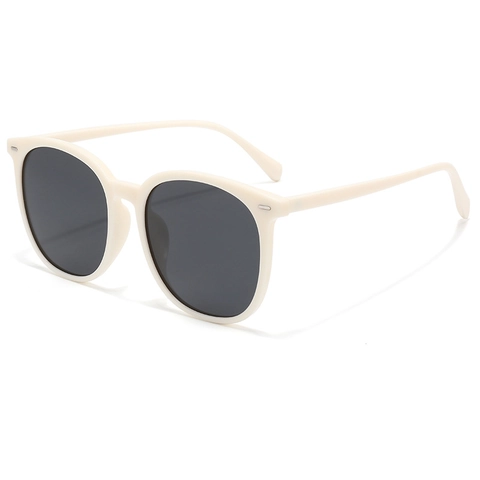 Gafas De Sol Ovaladas De Marco Grande TR90 TAC Lentes Polarizadas Protección UV Unisex Vintage Remaches