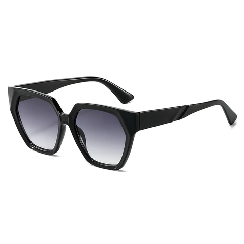 Occhiali Da Sole Moda Montatura PC Lenti Sfumate Protezione UV400 Oversize Poligonali Esagonali Per Donne Uomini Unisex