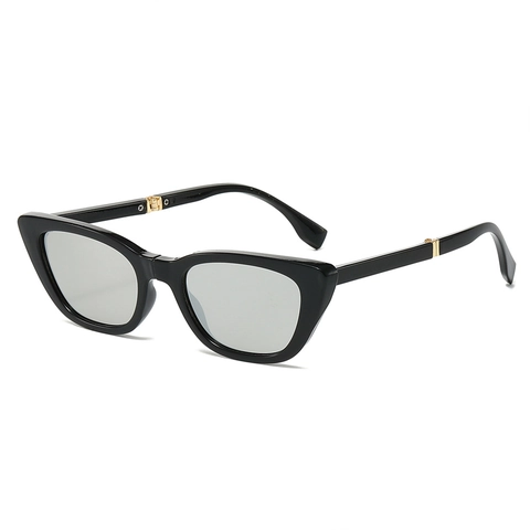Occhiali Da Sole Occhio Di Gatto Pieghevoli Protezione UV400 Portatili Viaggio Moda Vintage Per Donne Uomini