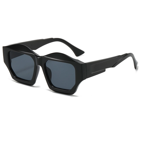Gafas De Sol De Polígono Irregular Y Gafas Protección UV400 Moda PC Marco Ancho Vintage Grandes Exterior Hombre Mujer